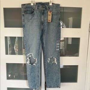 Levi's Light Blue Straight Jeans